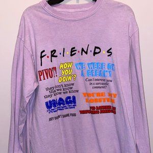 Purple Friends Long Sleeve Tee